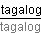 tagalog