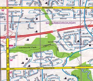 map to Green Bin launch