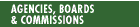 Agencies, boards and commissions