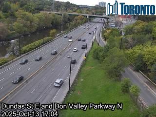 Webcam of Don Valley Parkway at Dundas