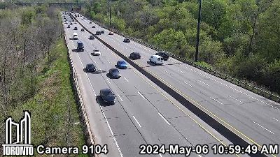 Webcam of Don Valley Parkway at Beechwood
