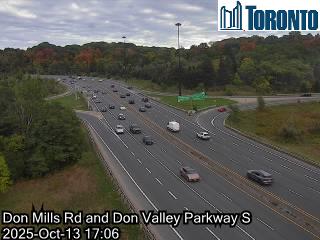 Webcam of Don Valley Parkway at Don Mills