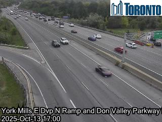 Webcam of Don Valley Parkway at York Mills