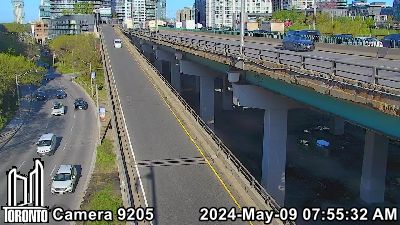 Webcam of Gardiner Expressway at Spadina