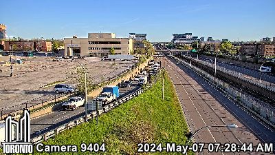 Webcam of Allen Expressway at Lawrence Avenue West