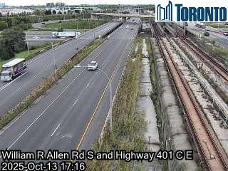 Webcam of Allen Expressway at Hwy 401