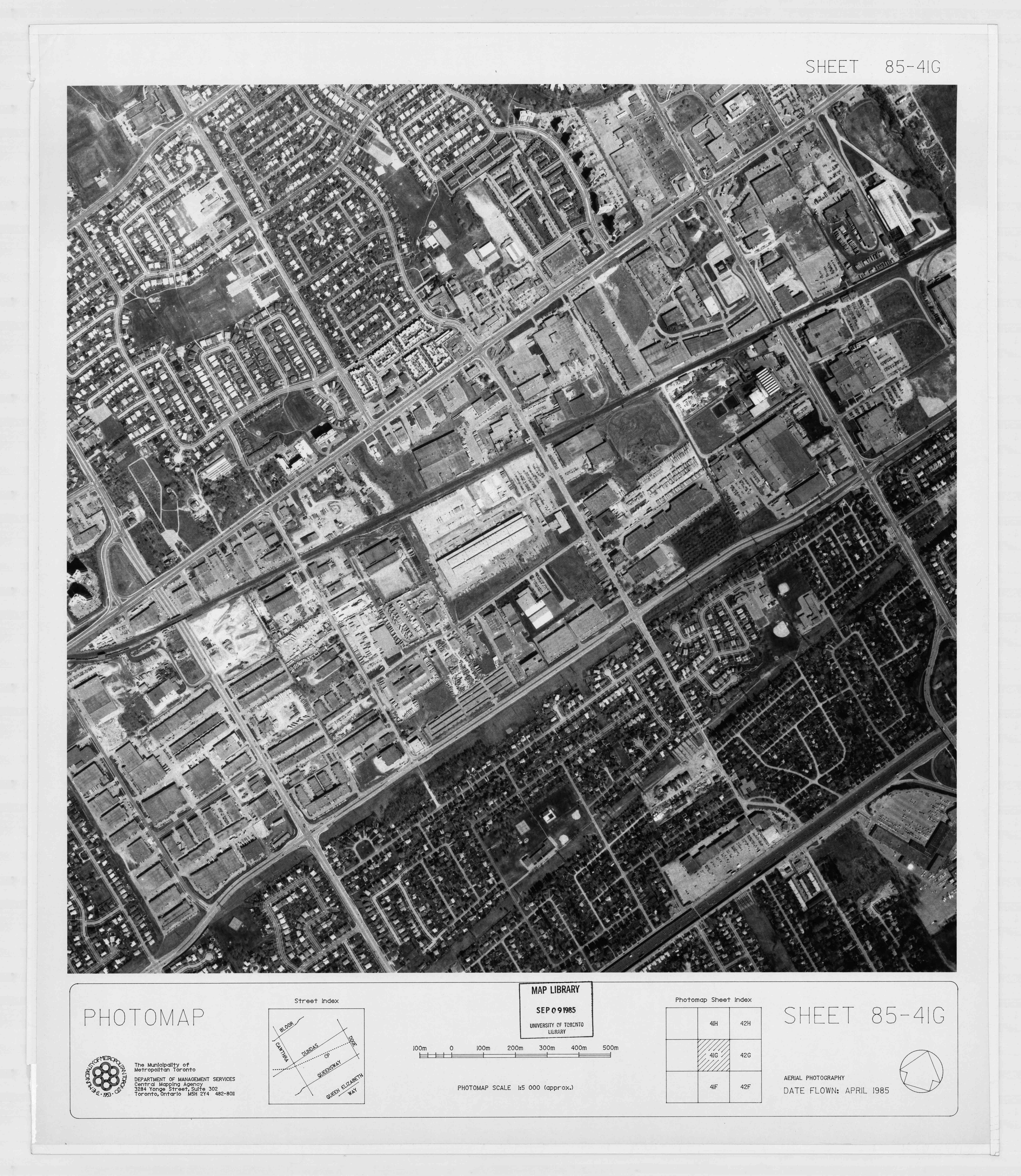 Toronto In 1985 Aerial Photographs 1985 – City of Toronto