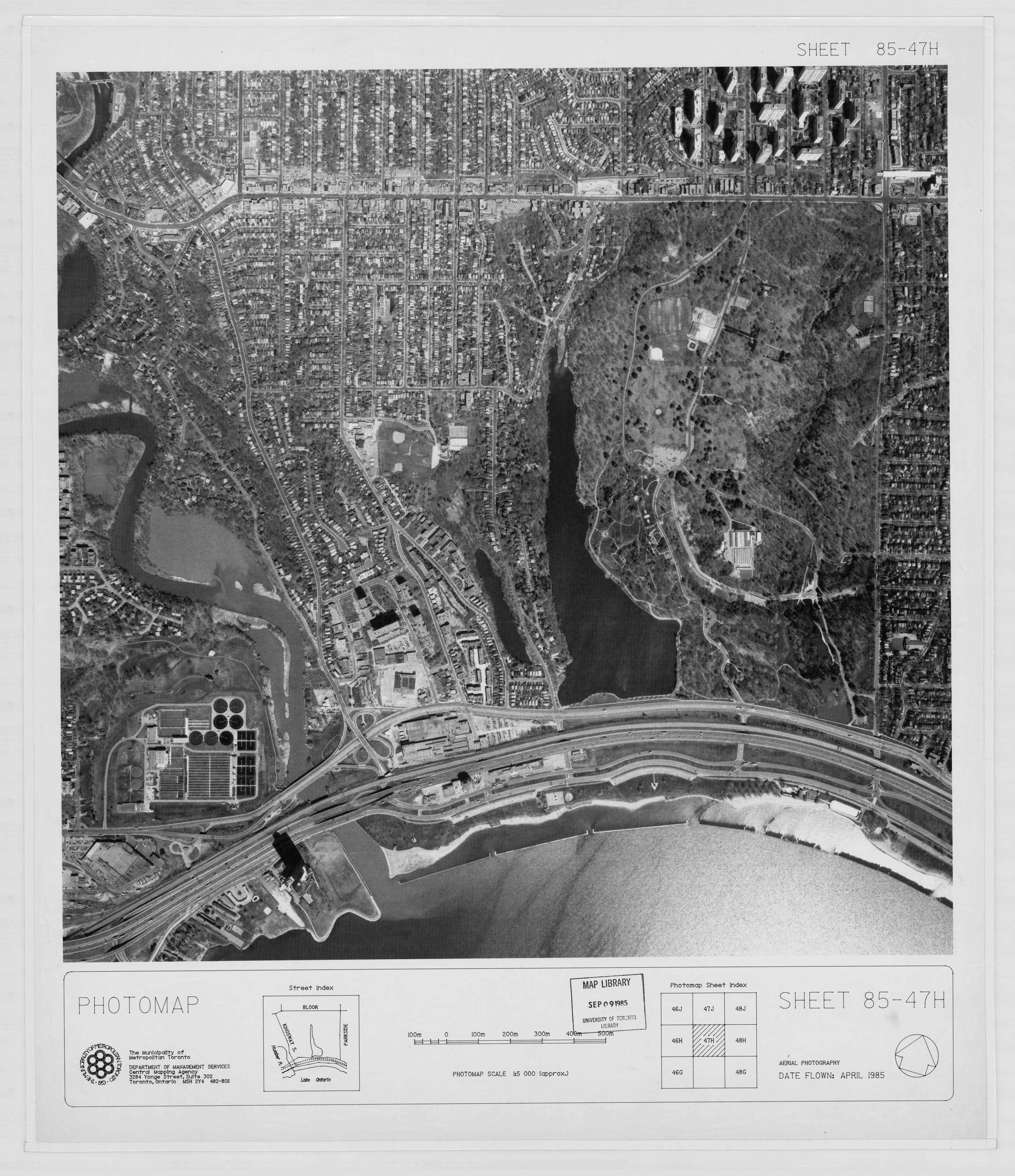 Toronto In 1985 Aerial Photographs 1985 – City of Toronto