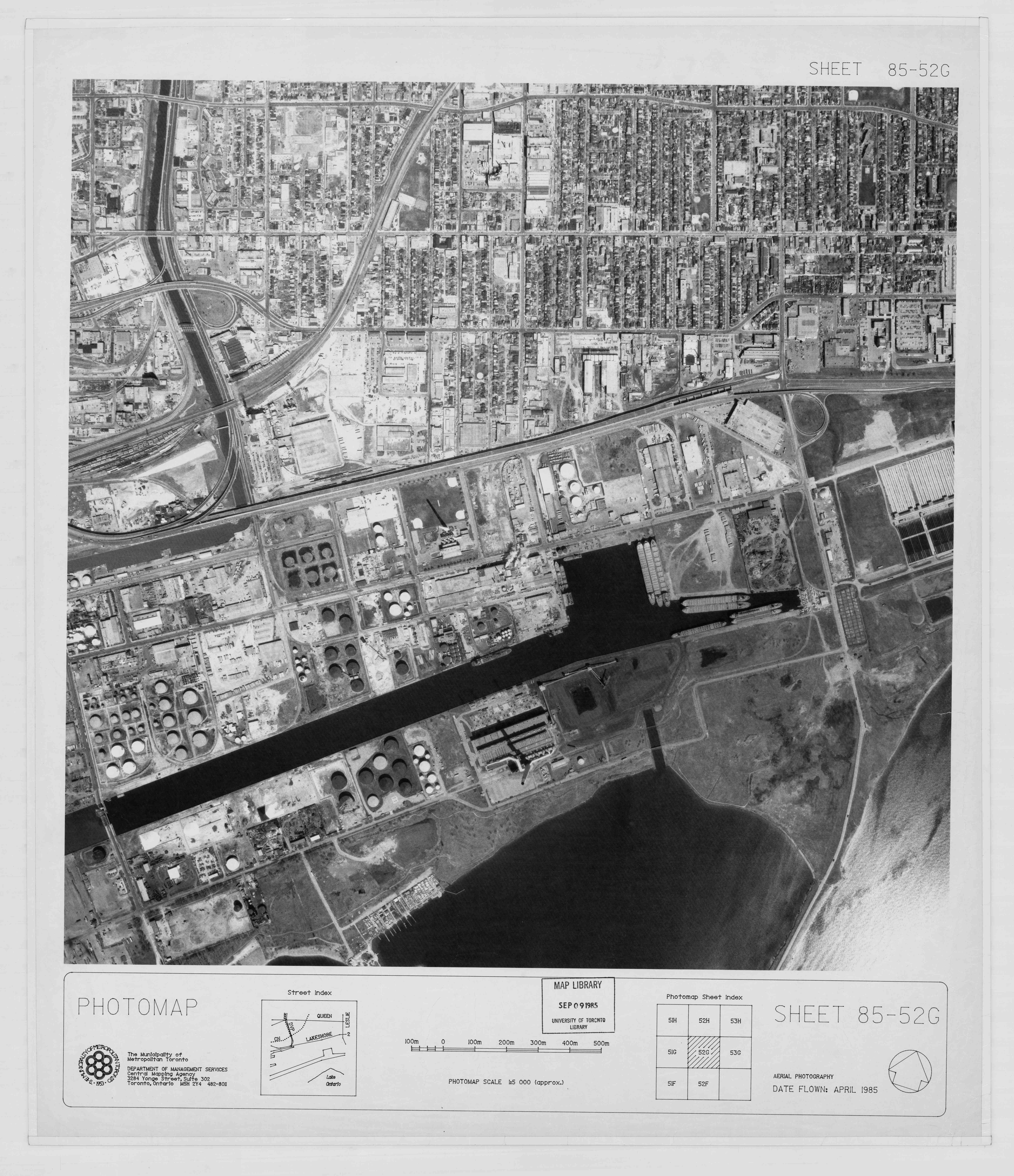 Toronto In 1985 Aerial Photographs 1985 – City of Toronto