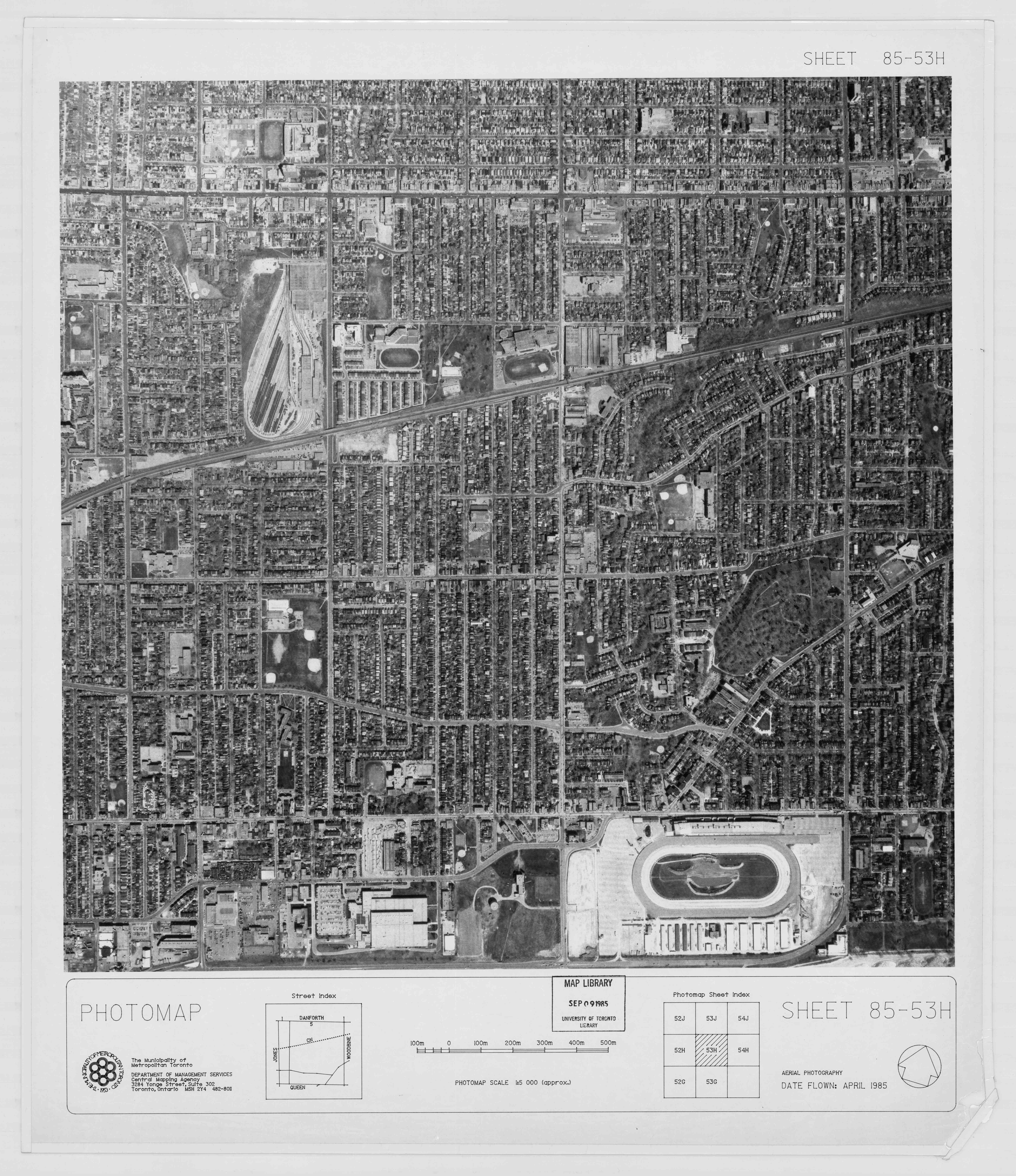 Toronto In 1985 Aerial Photographs 1985 – City of Toronto