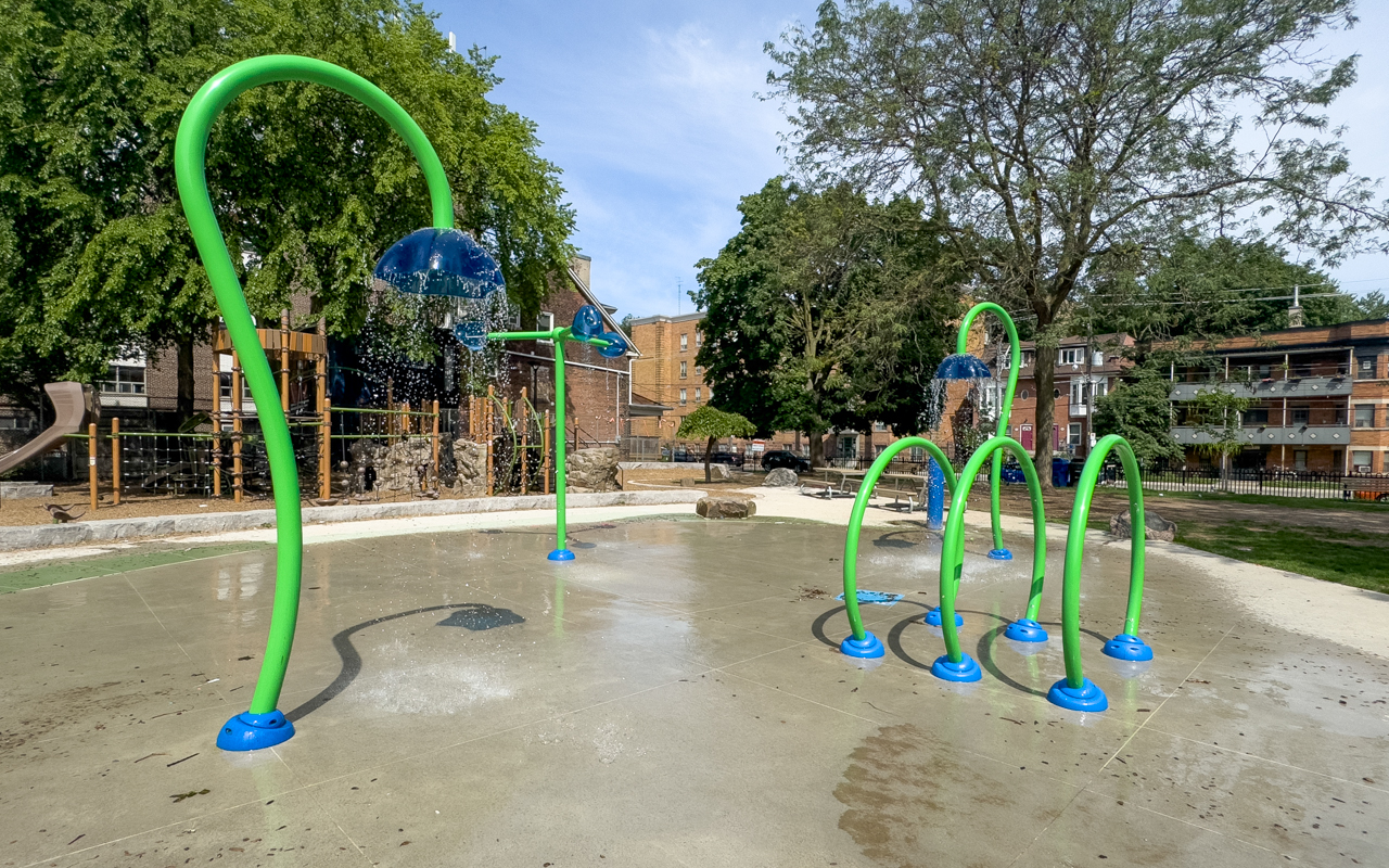 Splash and Spray Pad at Close Avenue Parkette