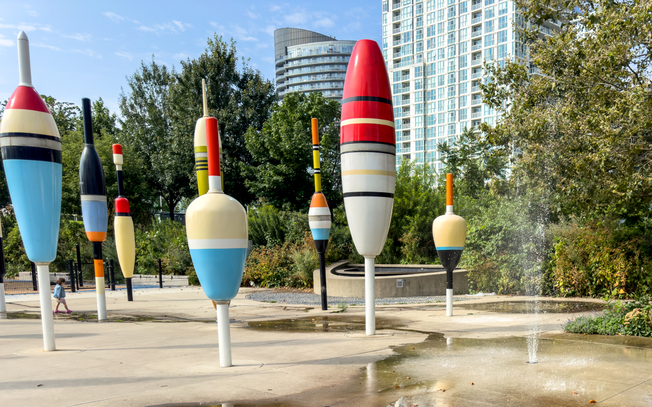 Splash Spray Pad at Canoe Landing Park