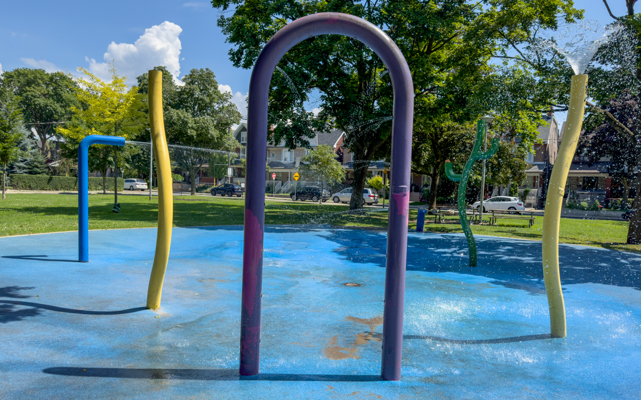Splash and Spray Pad at Perth Square Park