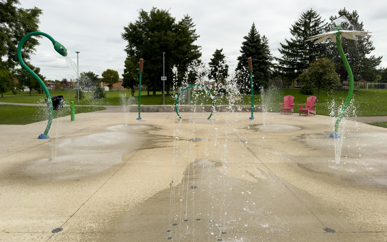 Splash Pad at Spenvalley Park