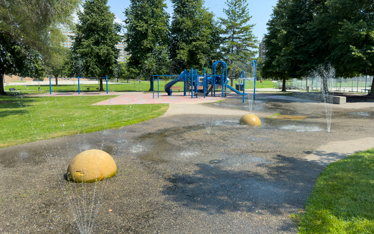 Splash Pad at Oriole Park North York