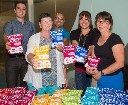 Popcorn sales contributed to a total of more than $47,000 that City Clerk's Office staff raised for the United Way in the City's annual campaign.