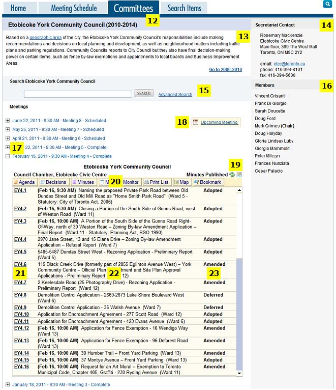 Committee Profile