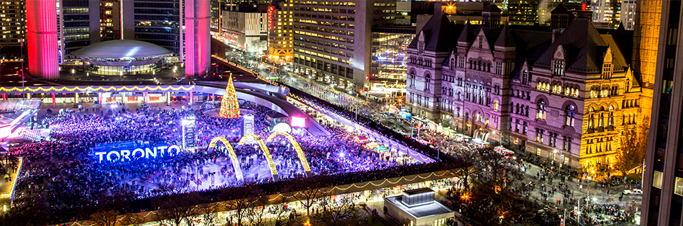 Cavalcade of Lights at Nathan Phillips Square