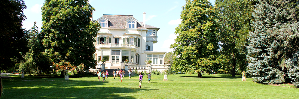 Exterior view of the Spadina Museum.