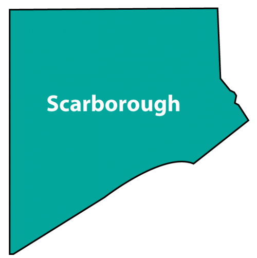 Map shows boundary of Scarborough