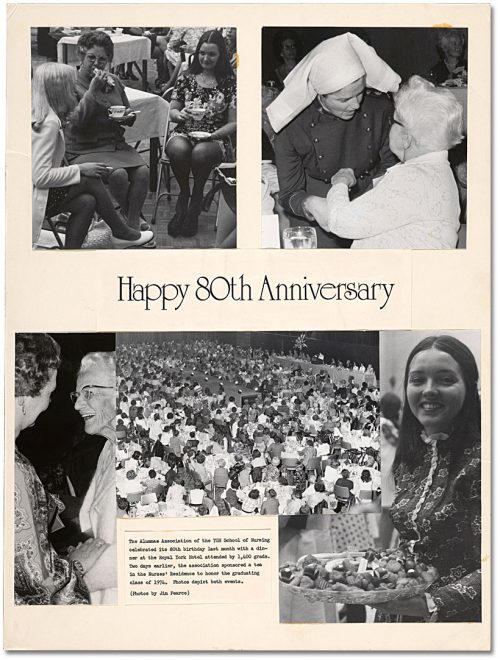 Display for School of Nursing, Toronto General Hospital, 80th Anniversary