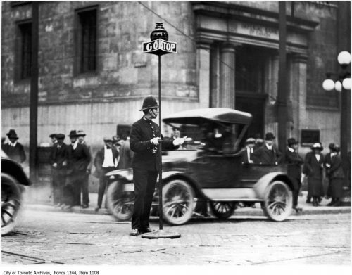 Policeman, corner of King and Yonge streets