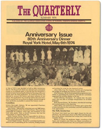 The Quarterly newsletter Summer 1974