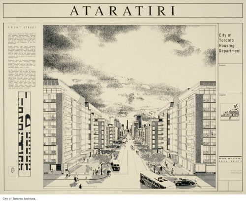 Concept drawing of Ataritiri project, ca. 1988