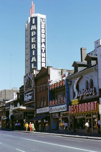 Imperial Theatre (now the Canon Theatre), Yonge Street, 1972