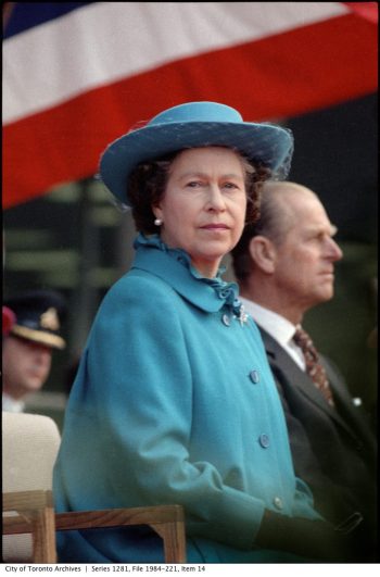 The Queen and the Duke of Edinburgh at Nathan Phillips Square