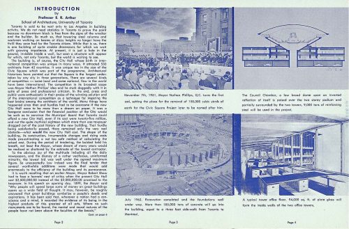 Page 2 of pamphlet on construction of New City Hall