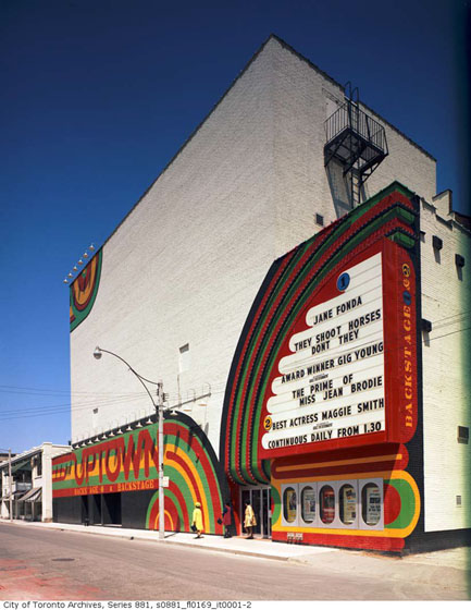 Balmuto Street exterior, Uptown Theatre, ca. 1970