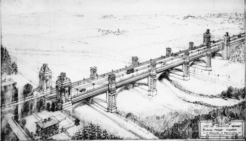 Bloor Street Viaduct drawing, 1914