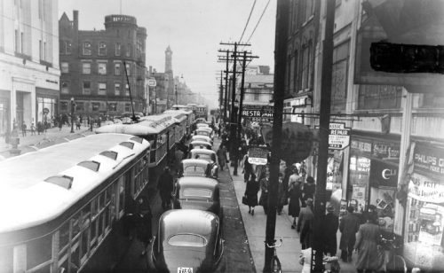 Rush hour on Yonge Street