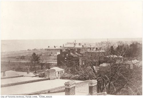 Looking south-west from the roof of the Rossin House Hotel