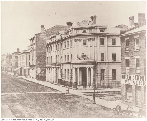 North-east corner, Wellington and Yonge streets
