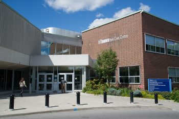 View of main entrance of York Civic Centre