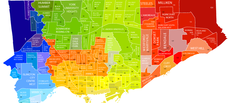 Map Of Toronto And Surrounding Areas - Devan Fenelia