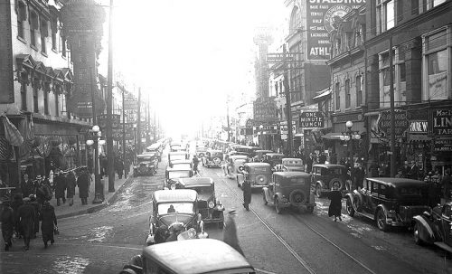 Traffic congestion on Yonge Street