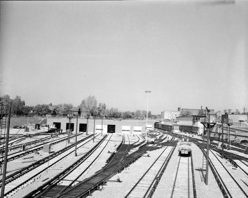 Davisville yard, looking north