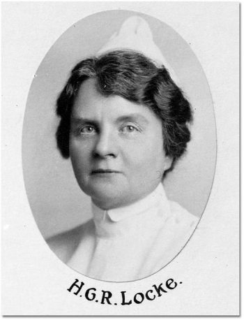 Miss Helen G.R. Locke Superintendent of Nursing, 1941-1942 from Class of 1927 photograph City of Toronto Archives Series 1201, Subseries 5, File 41