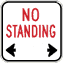 no standing sign