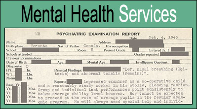 Mental Health Services.