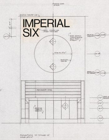 Sketch of alterations to Imperial Theatre, Yonge St., 1973, Architect Mandel C. Sprachman