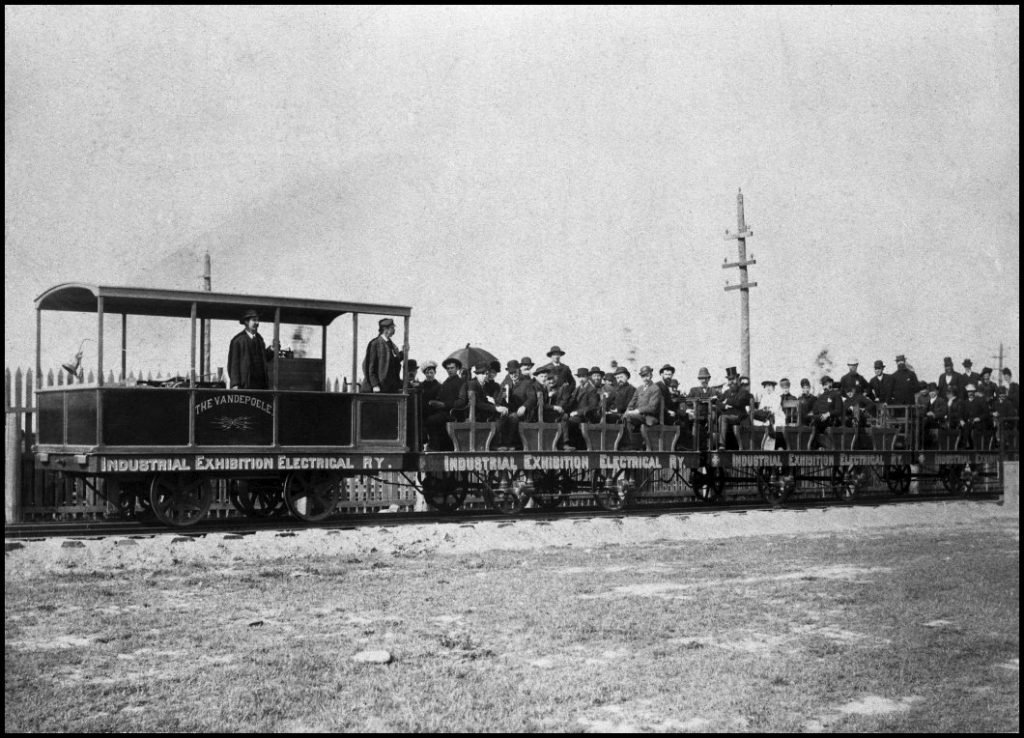 Open and sometime roofless train cars fitted with seats.