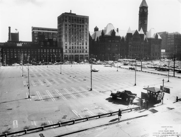 Parking lot on City Hall site