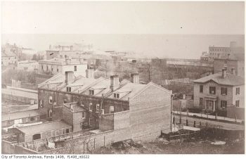 Lookng south-east from roof of Rossin House Hotel