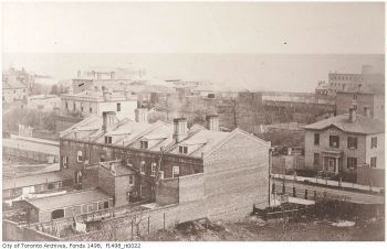 Lookng south-east from roof of Rossin House Hotel