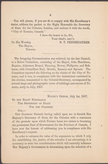 Printed page from pamphlet