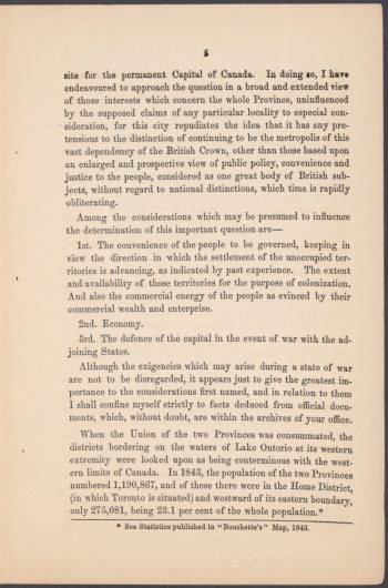 Printed page from pamphlet